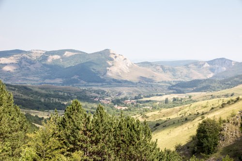 Blick auf Colțești