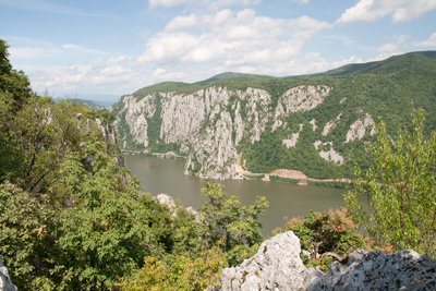 Blick auf dem Donaudurchbruch
