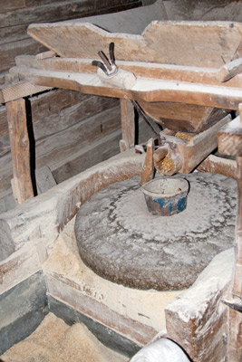Innenraum einer Mühle in Eftimie Murgu