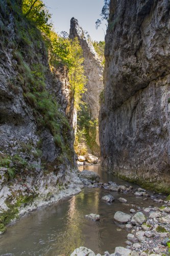 Die Rimet-Klamm in Rumänien