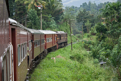 Zugfahrt nach Kandy