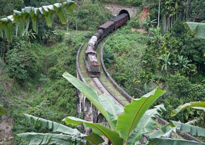 Eisenbahnbrücke in Ella