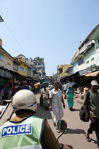 Strassenbild in Colombo