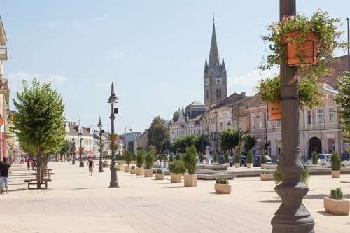 Die Stadt Turda in Rumänien
