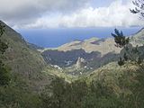 Blick von El Cedro zum Ort El Estanquillo