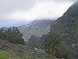 Blick von El Cedro zum Ort El Estanquillo