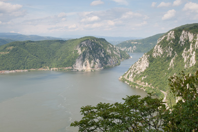 Blick auf die Donau am Eisenes Tor