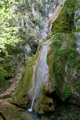 Wasserfall in der Susara-Klamm